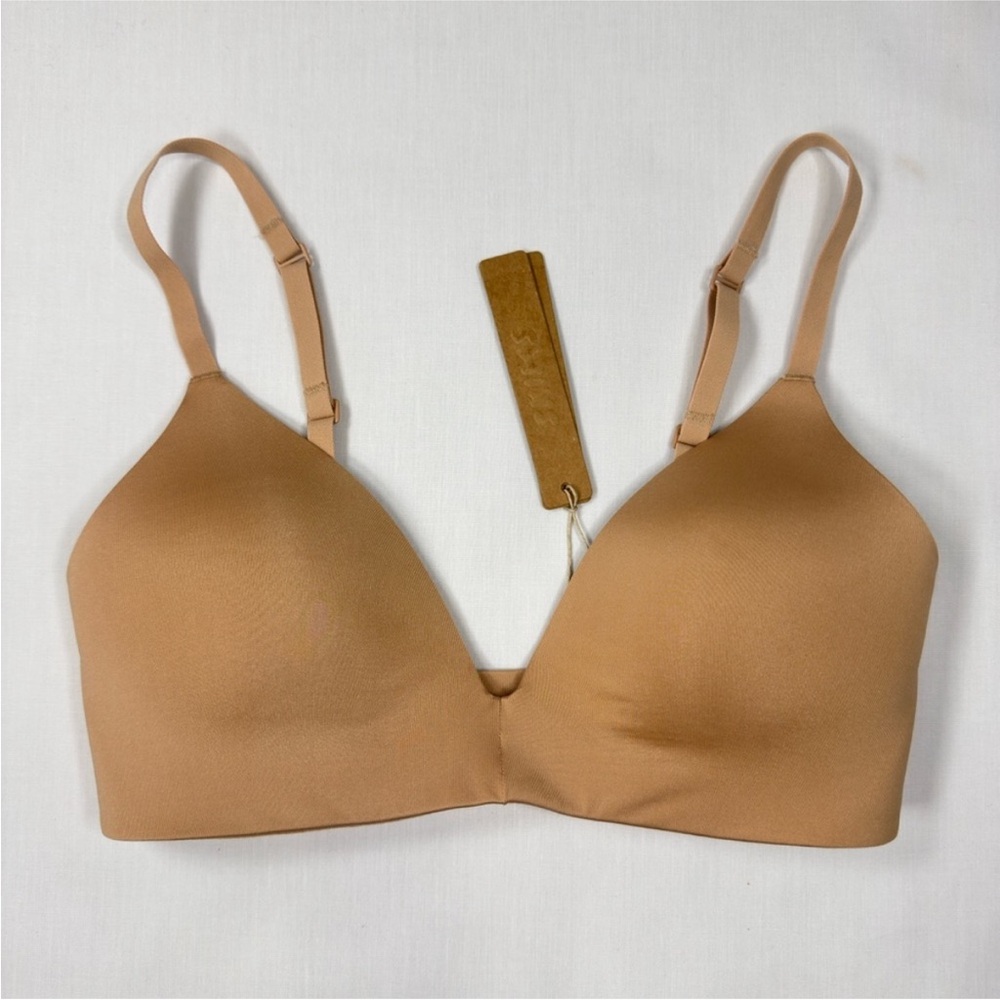 NEW SKIMS Wireless Form T-Shirt Bra BR-WRL-1889 Clay NWT Tshirt